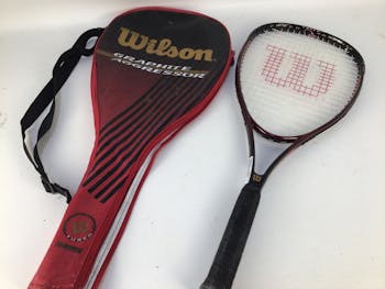 Wilson Graphite Aggressor Tennis Racquet for sale online 