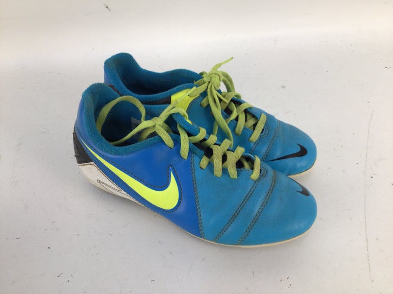 Used Nike TIEMPO MYSTIC III FG JR SOCCER CLEAT Junior 01.5 Cleat Soccer Outdoor Cleats Soccer Outdoor Cleats