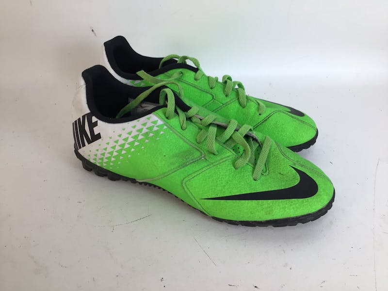 Used Nike BOMBA X JR 4 TURF SHOE Junior 04 Cleat Soccer Turf Turf Shoes