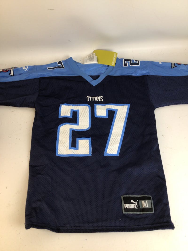 Used PUMA TENNESSEE TITANS YTH MD GEORGE JERS MD Football Tops and Jerseys  Football Tops and Jerseys