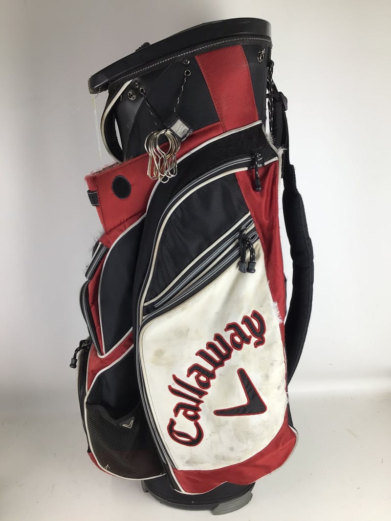 Used Callaway 14 WAY CART BAG RED/BLACK Golf Cart Bags Golf Cart Bags