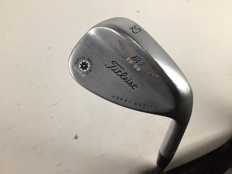 Used Titleist VOKEY SPIN MILLED SM4 52 DEG WEDGE 52 Degree Steel