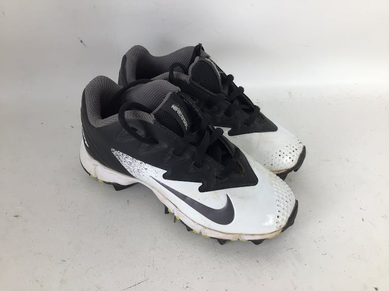 Used Nike BASEBALL CLEATS Cleat Youth 11.0 GREY