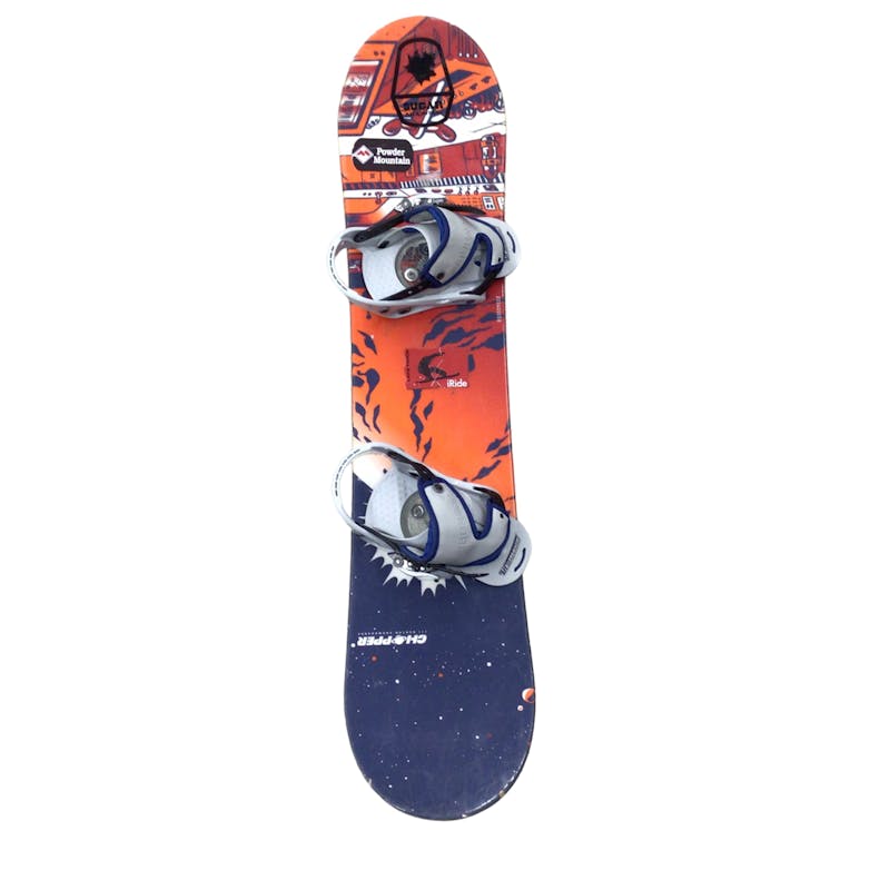 Used Burton CHOPPER 111 cm Boys' Snowboard Combo