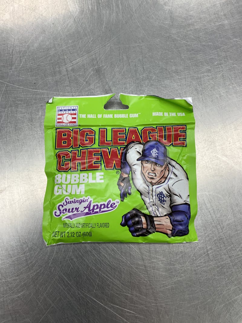 Big League Chew Bubble Gum Original Grape Sour Apple Strawberry