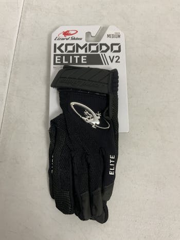 Lizard Skins Youth Komodo Elite Batting Gloves - Medium - Neon