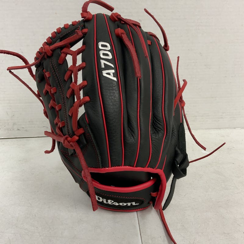 Wilson A700 Baseball 12 12 Black/Black/Red