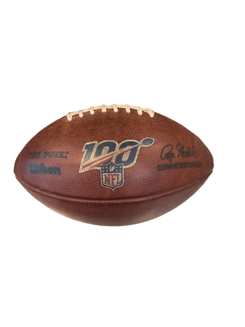 Used Wilson THE DUKE Official NFL Game Leather Football - Near New Condition