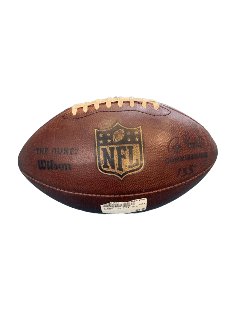 Wilson The Duke Official NFL Leather Game Football