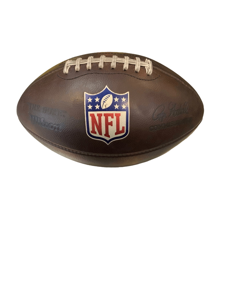 Wilson NFL The Duke Metallic Edition Gold Football