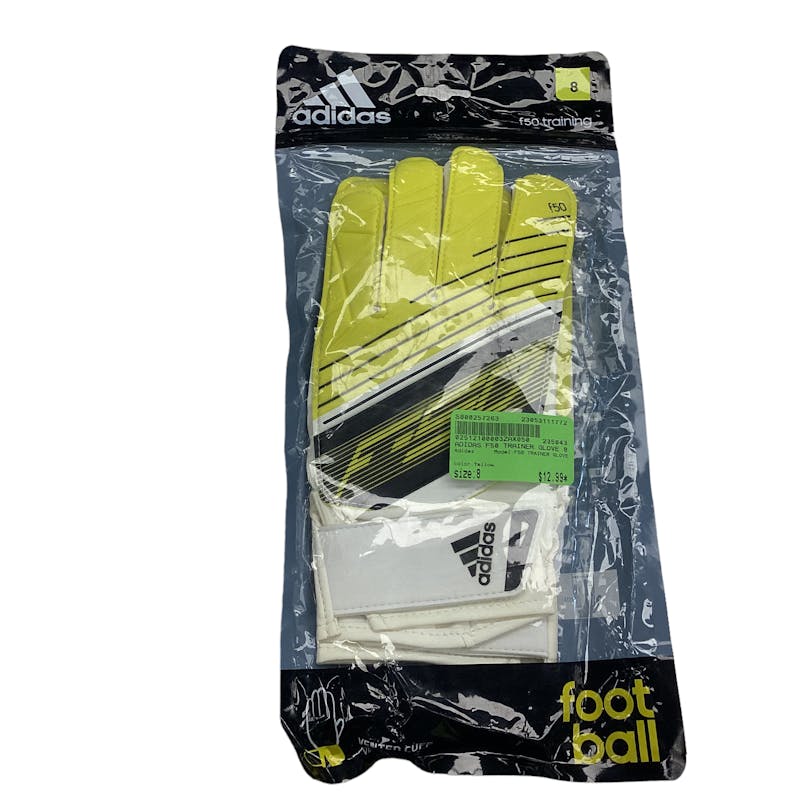 Teleurgesteld Perth Blackborough wees onder de indruk Used Adidas F50 TRAINER GLOVE 8 Soccer Goalie Gloves Soccer Goalie Gloves