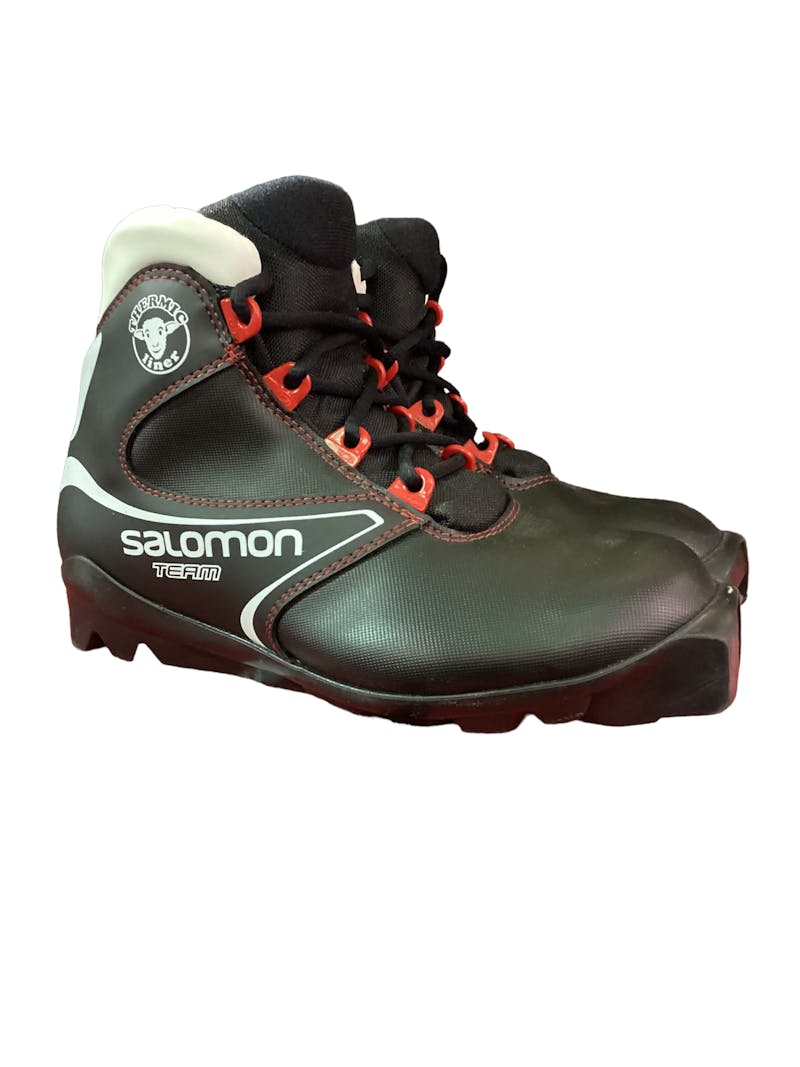 Used Salomon W 05-05.5 / JR 03.5-04 Boys' Cross Country Ski Boots Boys' Ski Boots