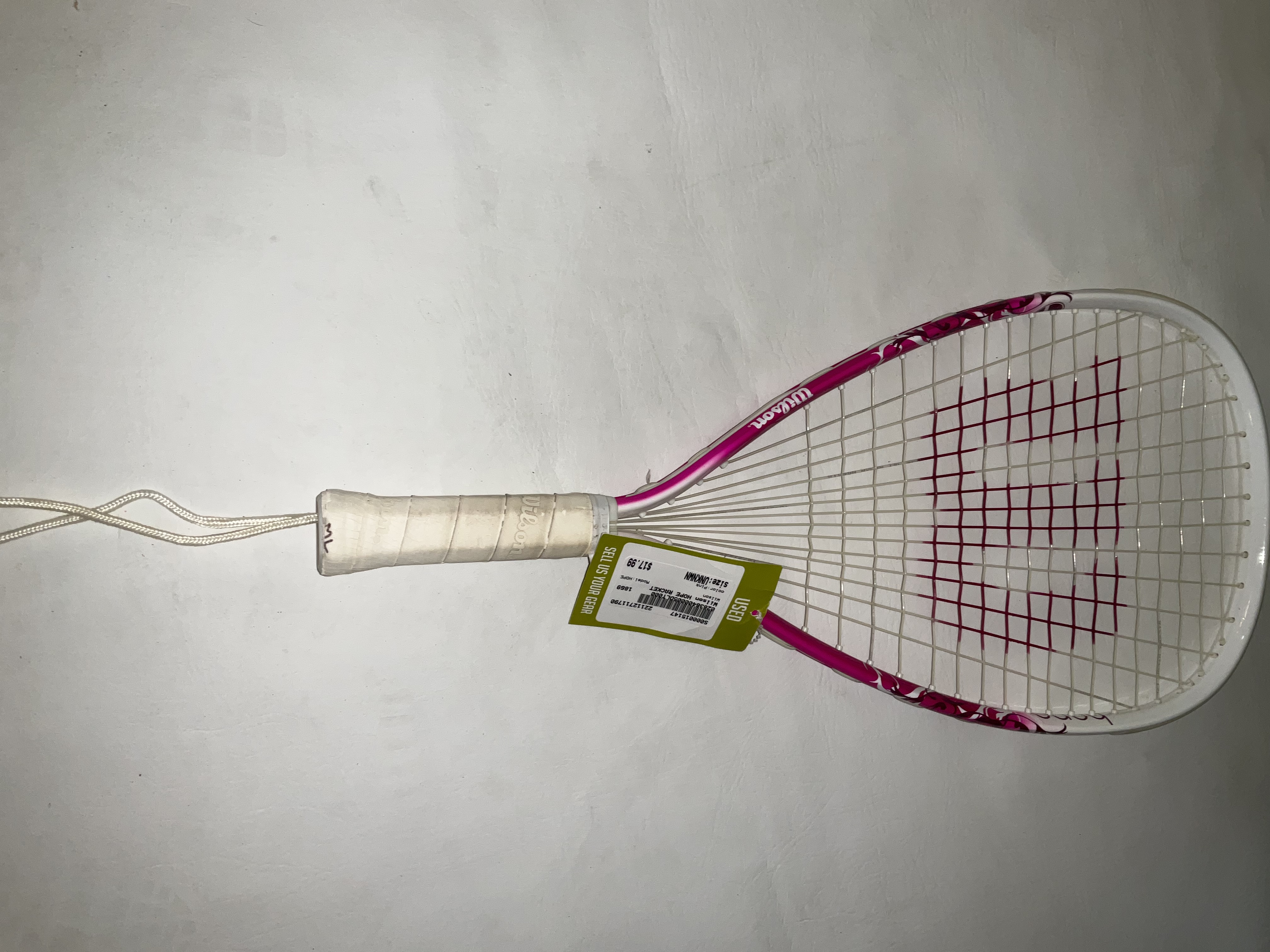 Used Wilson HOPE Unknown Racquetball Racquets Racquetball Racquets