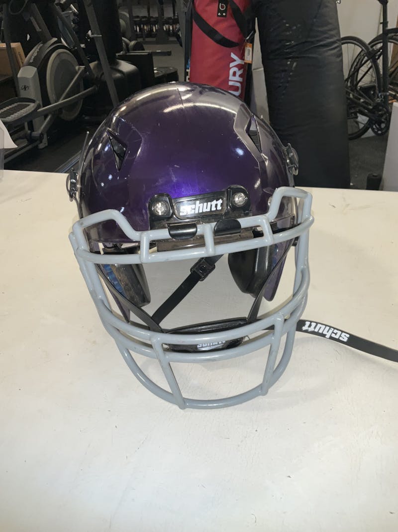 Used Purple Medium Schutt Youth Recruit hybrid Helmet