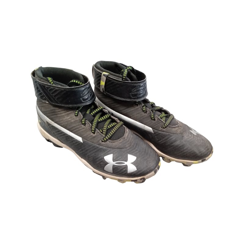 Used Youth Size 2 Molded Under Armour Bryce Harper Cleats