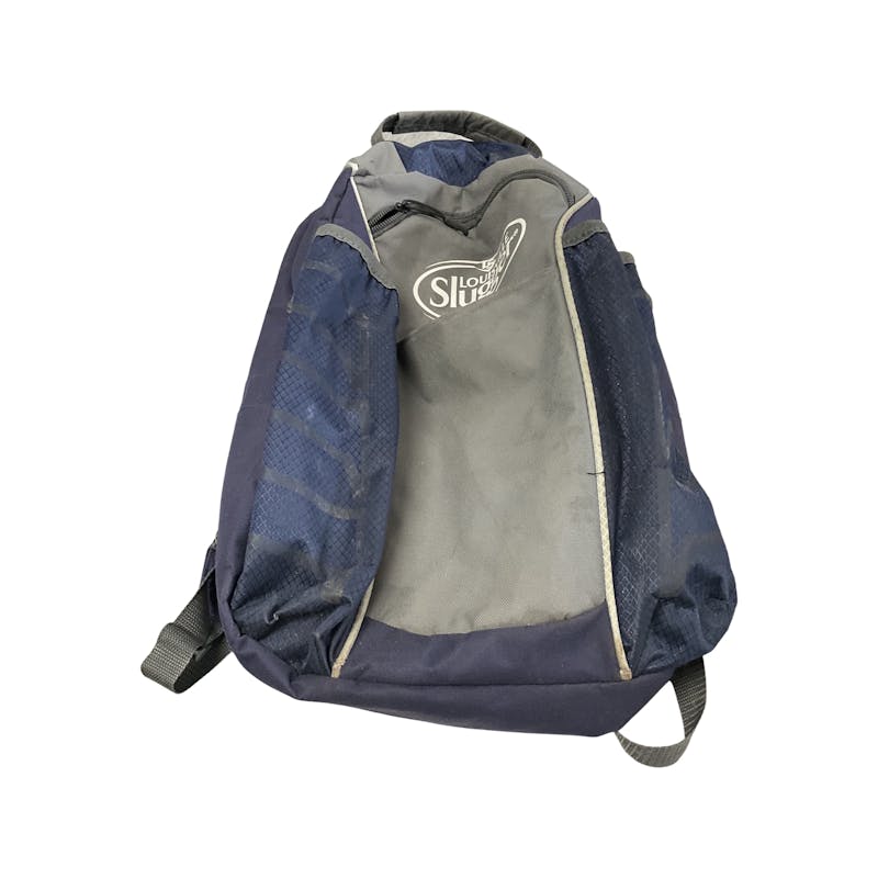 Used Louisville Slugger BACKPACK GRY/NAVY Baseball and Softball Equipment Bags  Baseball and Softball Equipment Bags