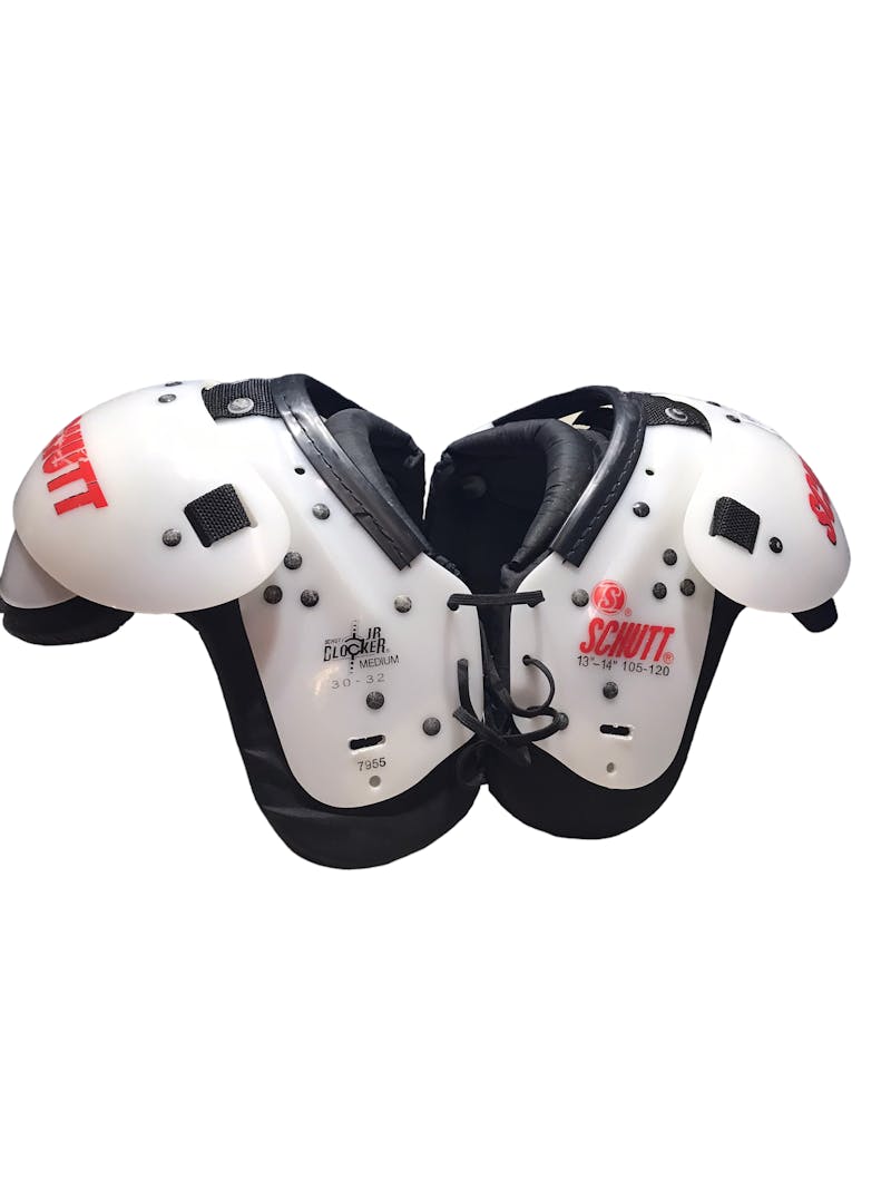 Used Schutt JR PRO MD Football Shoulder Pads Football Shoulder Pads