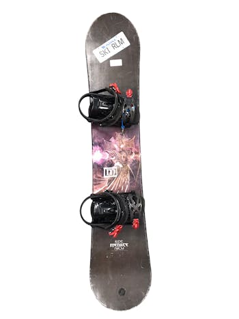 Used Ride MENACE 138 cm Boys' Snowboard Combo Boys' Snowboard Combo