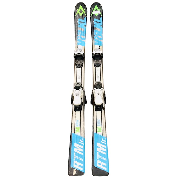 Used Volkl RTM JR 140 cm Boys' Downhill Ski Combo