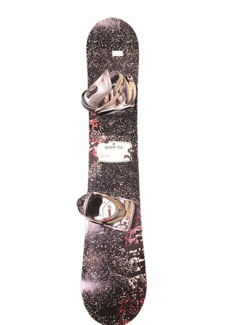 Verduisteren Refrein Dronken worden Used Burton BLUNT 155 cm Men's Snowboard Combo Men's Snowboard Combo