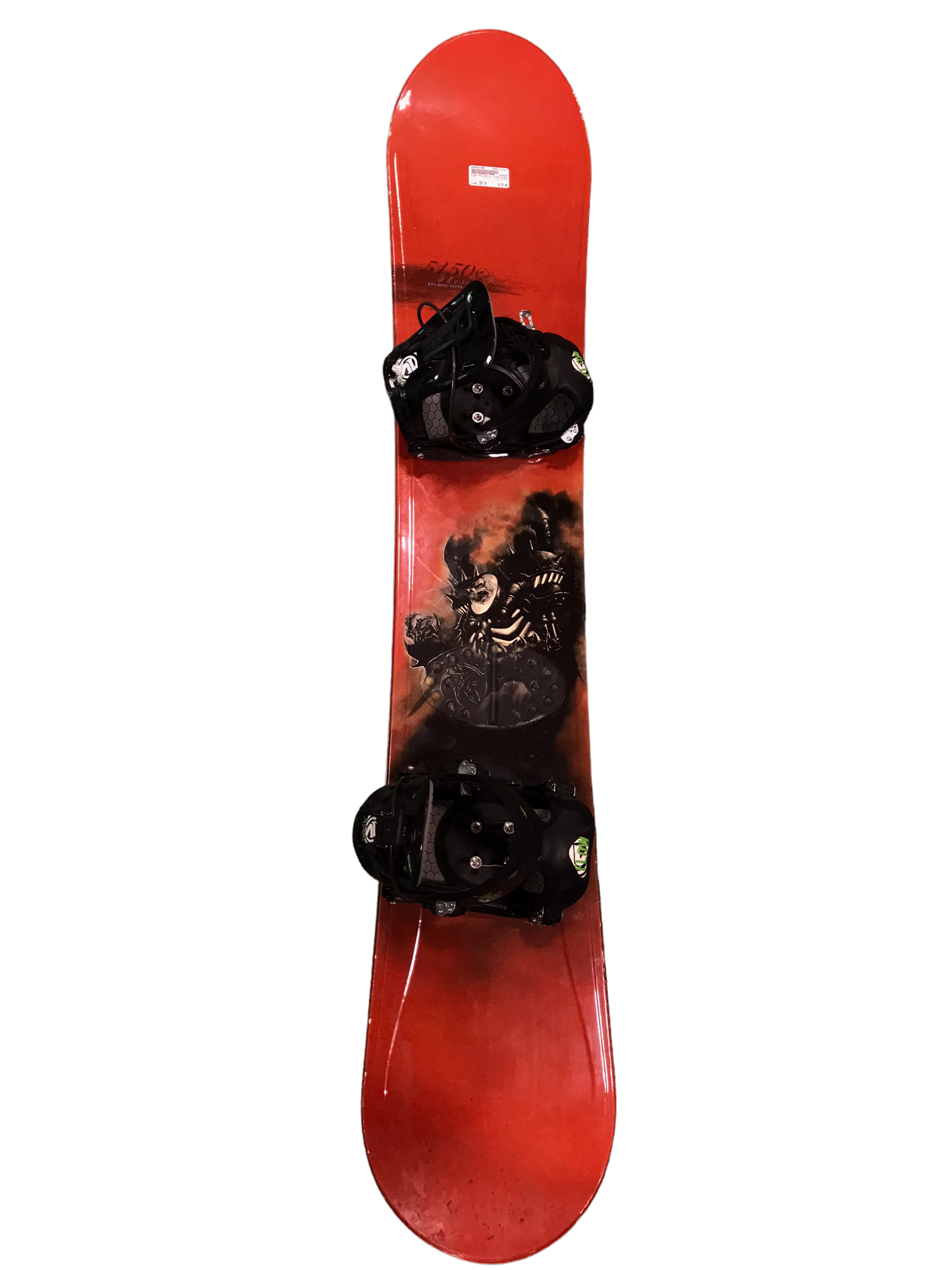 Used 5150 TRILOGY W/ FLOW BINDINGS 159 cm Mens Snowboard Combo Mens Snowboard Combo