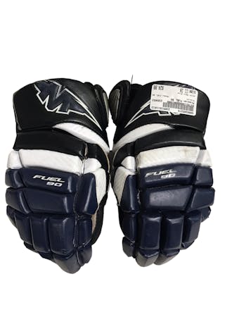 14 CCM Hockey Gloves 492 Tacks White Black Large