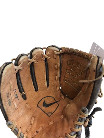 Vintage Baseball Glove Nike Series Diamond Ready Brown Black 