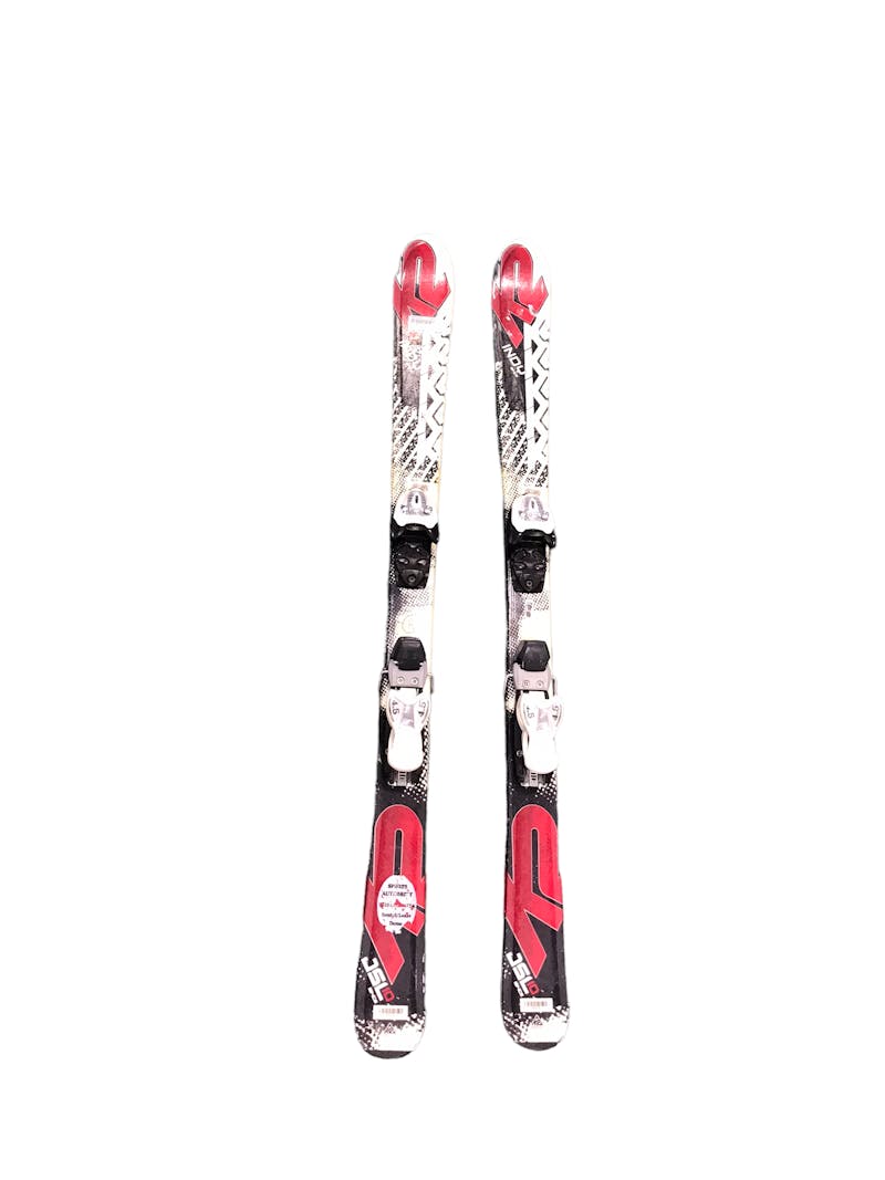 Used K2 INDY 124 cm Boys' Downhill Ski Combo Boys' Downhill Ski Combo