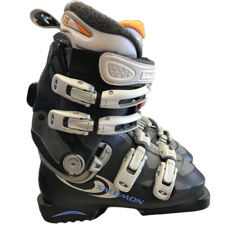 Used Salomon 9.0 EVOLUTION SZ MP J05 - W06 Girls' Downhill Ski Boots Girls' Downhill Ski Boots
