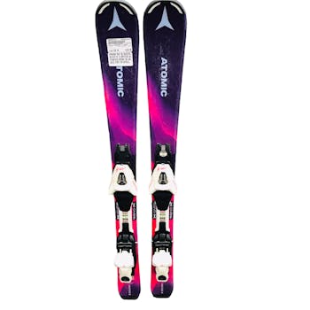 Used Atomic VANTAGE X 100CM 100 cm Girls' Downhill Ski Combo Girls