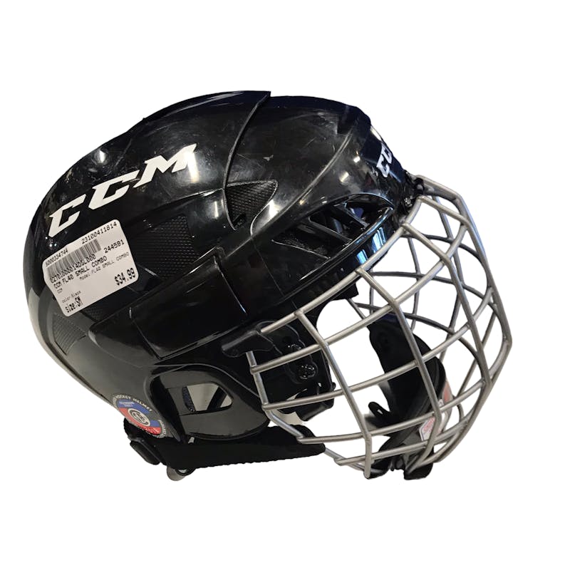 CCM FL40 Hockey Helmet Combo - Black