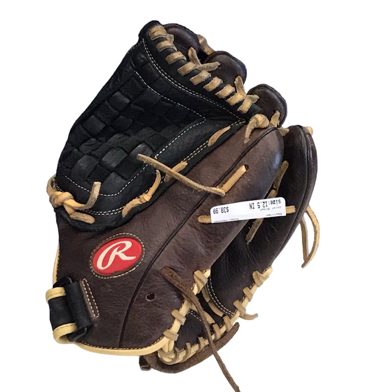 Used Rawlings THE MARK OF A PRO BASEBALL GLOVE 12 1/2 Fielders Gloves  Fielders Gloves