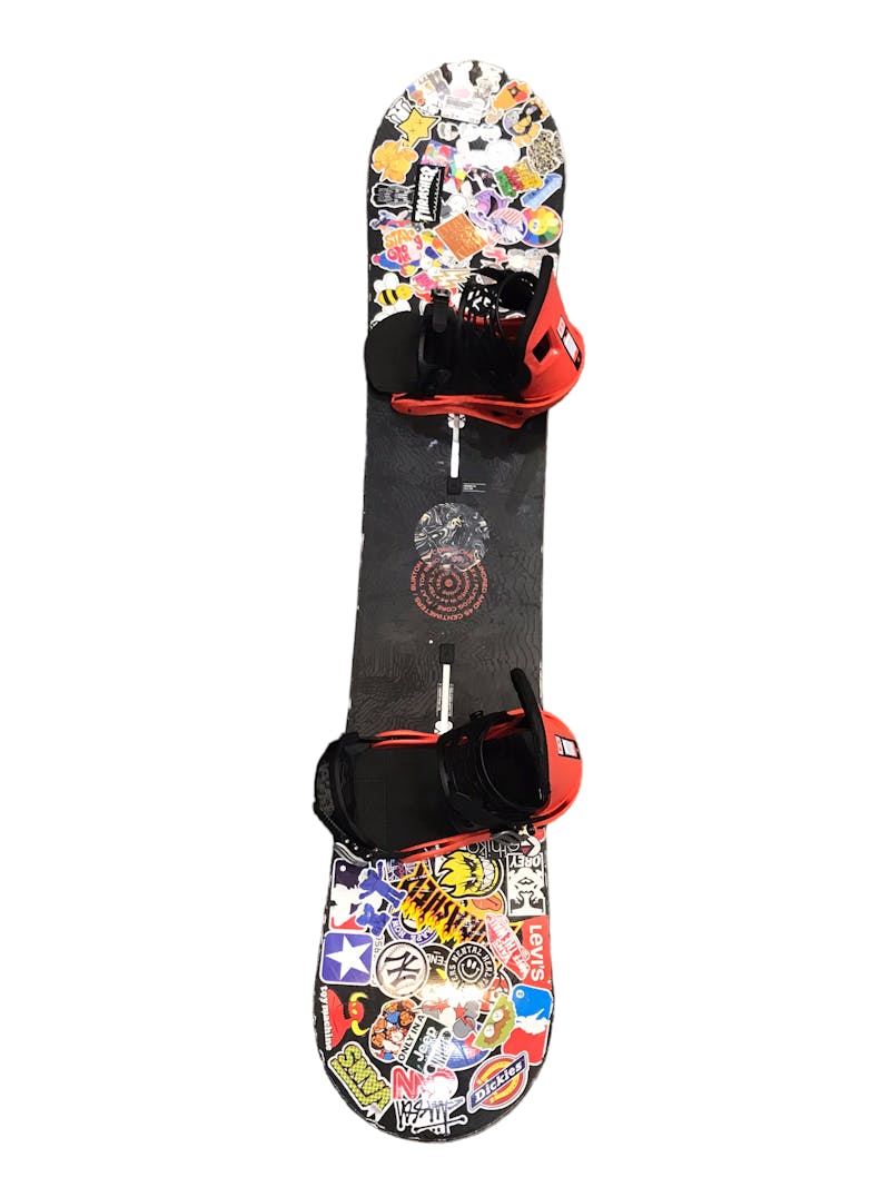 Used Burton RIPCORD 145 cm Men s Snowboard Combo