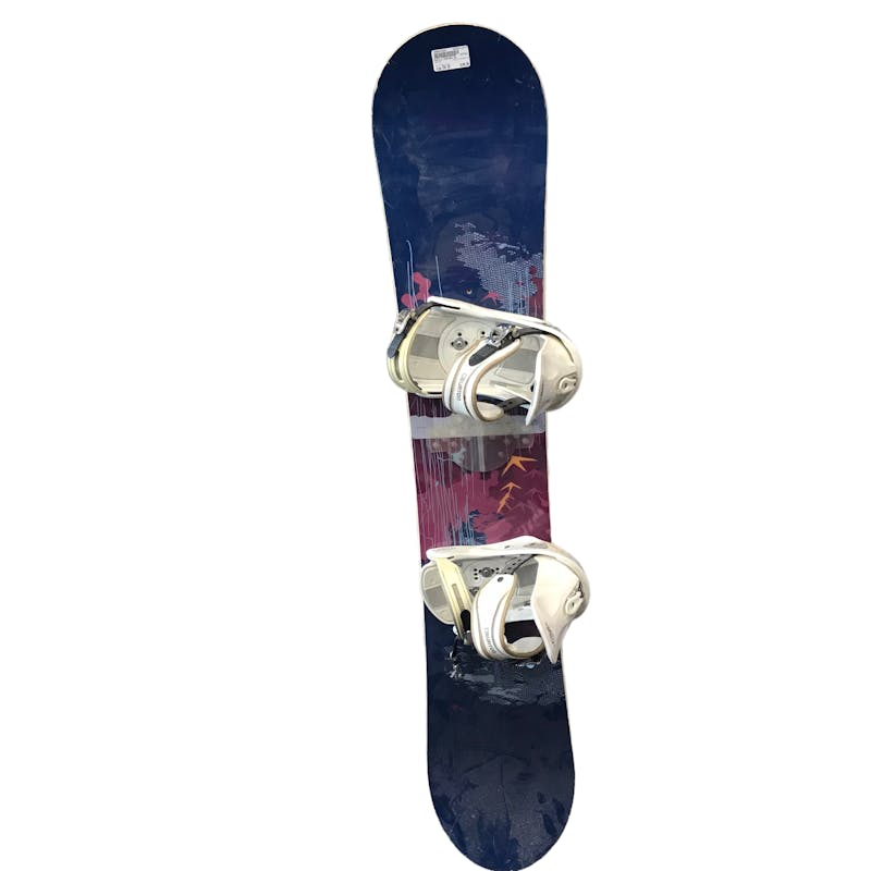 Used Burton FEATHER 54 154 cm Men's Snowboard Combo