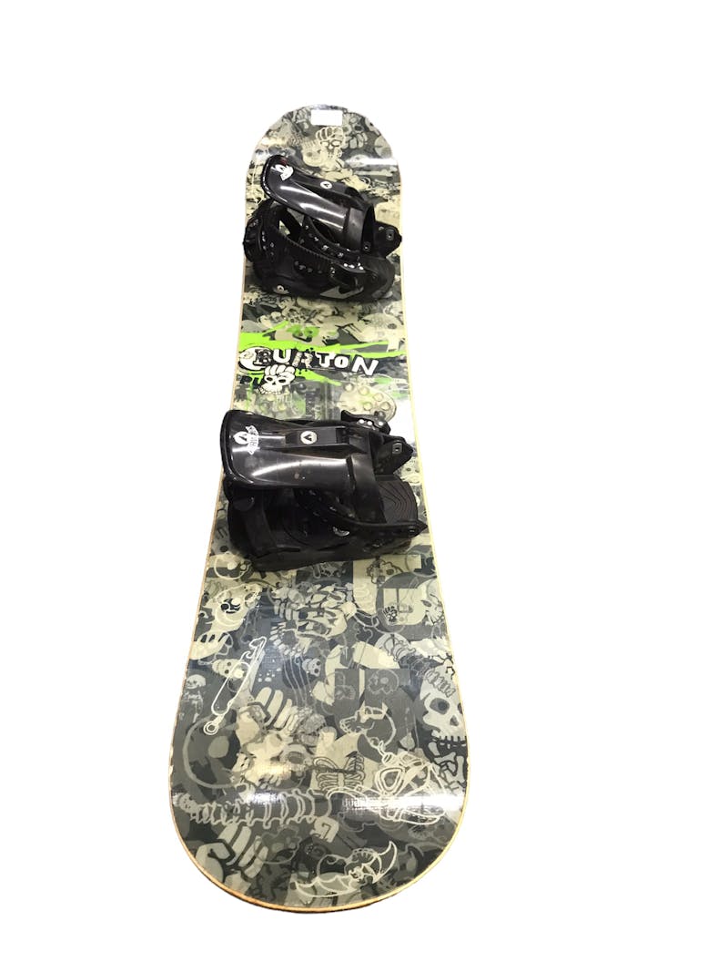 Used Burton PUNCH 144 cm Men s Snowboard Combo Men s Snowboard Combo