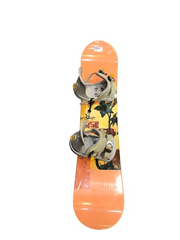 Used Ride BUCK WILD 145 cm Boys' Snowboard Combo Boys