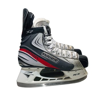 Used Bauer X2.0 Junior 04.5 D - R Regular Ice Skates Ice Hockey Skates