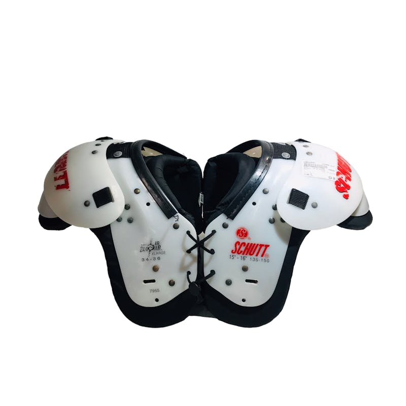 Used Schutt JR PRO MD Football Shoulder Pads