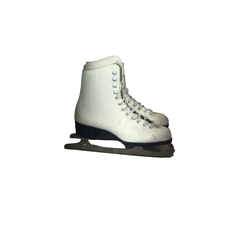 Used White Figure Skates Senior 7 Women's Figure Skates