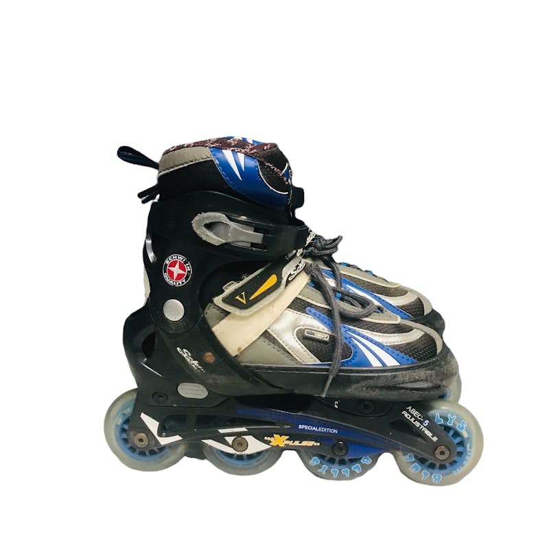 Schwinn Abec-5 Inline Skates Blue Roller Blades Youth Adjustable Size 5-8 Jr for sale online 