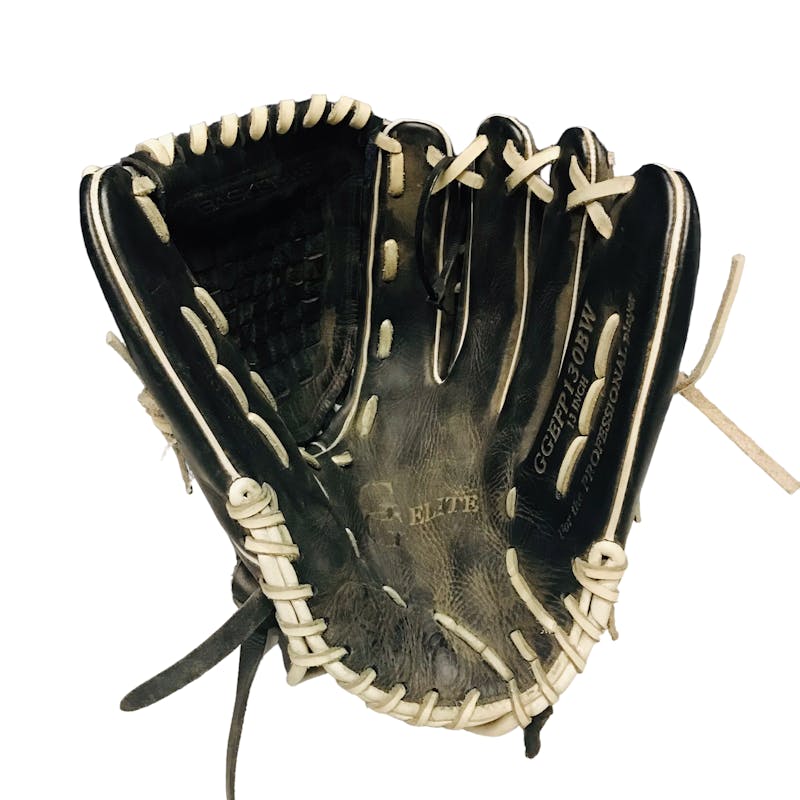 Major League baseball fielders' gloves can be 13 inches long