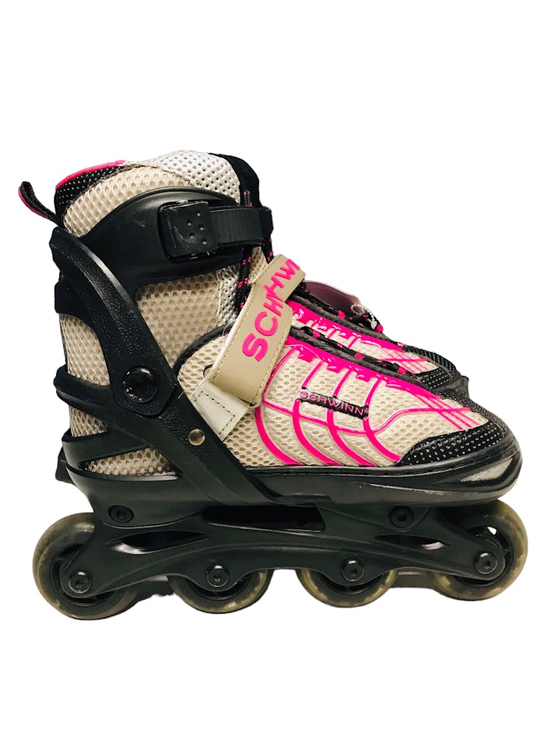 Used Schwinn ADJUSTABLE 1-4 Adjustable Inline Skates - Rec and Fitness