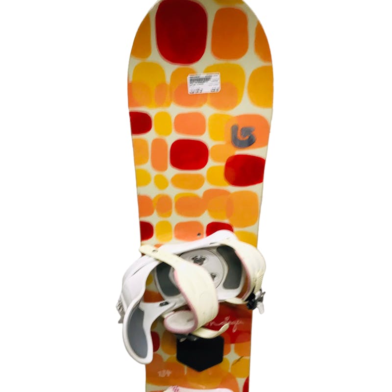 Used Burton GINGER 134 cm Girls' Snowboard Combo