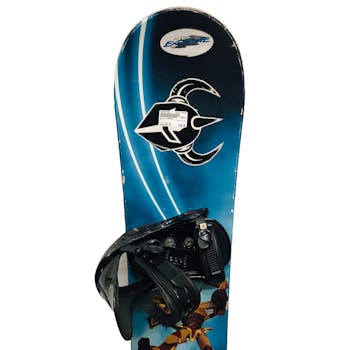 Used Burton CHPPER 133 cm Boys' Snowboard Combo Boys' Snowboard Combo