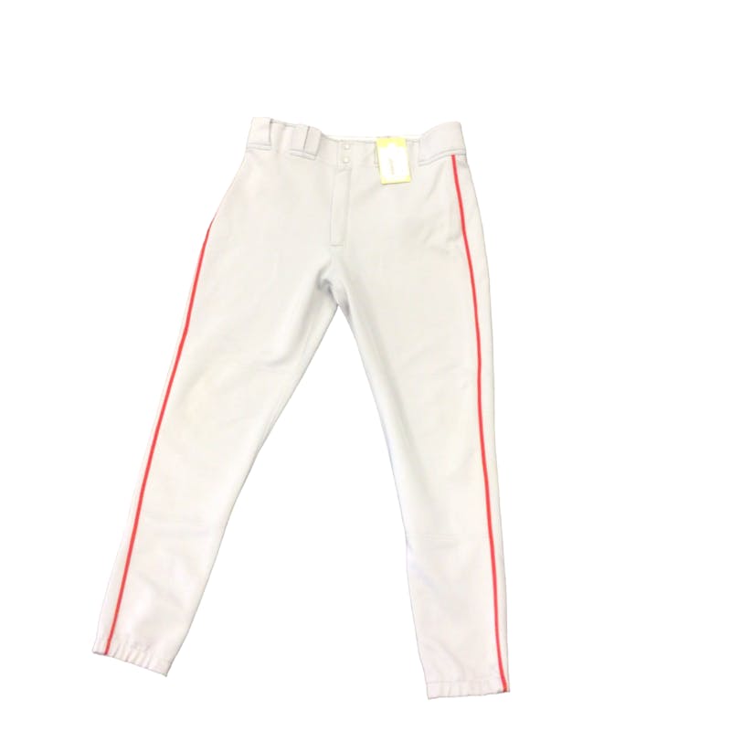 Used Champro WHITE AND RED BB PANTS MD Baseball and Softball Bottoms  Baseball and Softball Bottoms