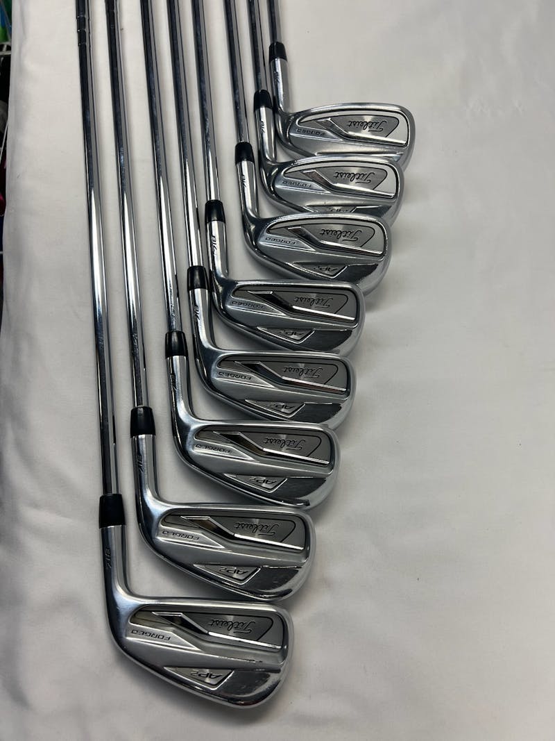 Used Titleist AP2 718 FORGED 3I-PW Regular Flex Steel Shaft Iron Sets