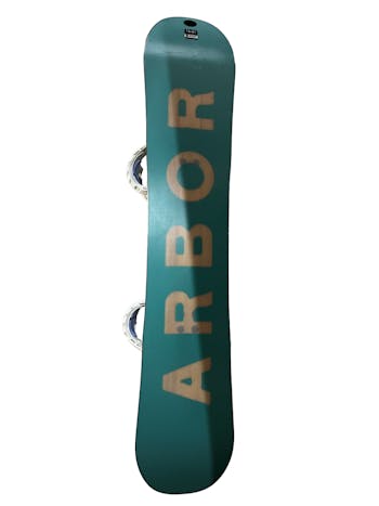 Used Arbor ETHOS 141 cm Women's Snowboard Combo
