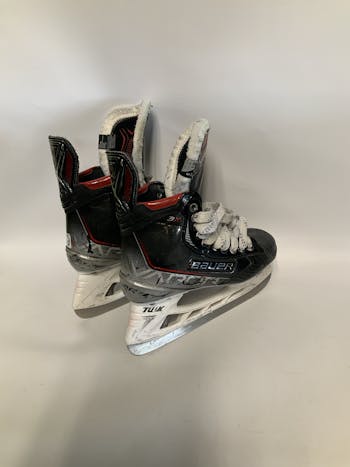 San Jose Sharks #61Braun Used Bauer Nexus N1 Custom Hockey Skates Pro Stock  Size 9.5-10.5