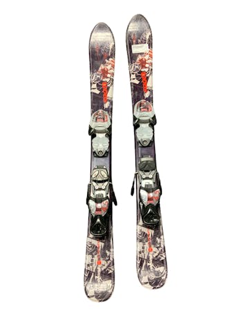 Used Atomic BODE MILLER 110 cm Boys' Downhill Ski Combo Boys 