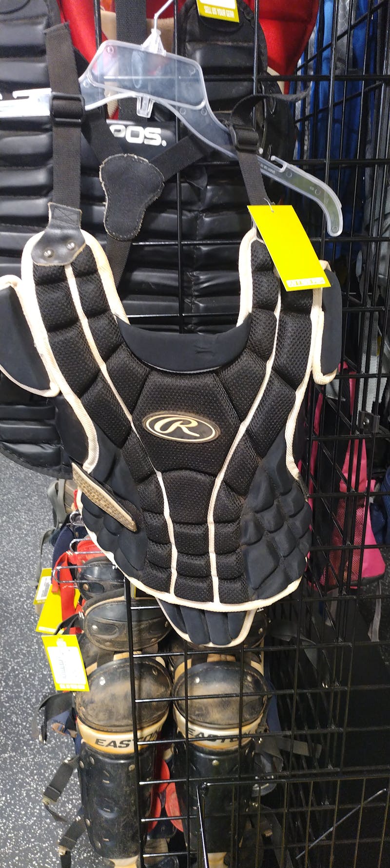 Game-Used Father's Day Catcher's Gear - Includes Chest Protector